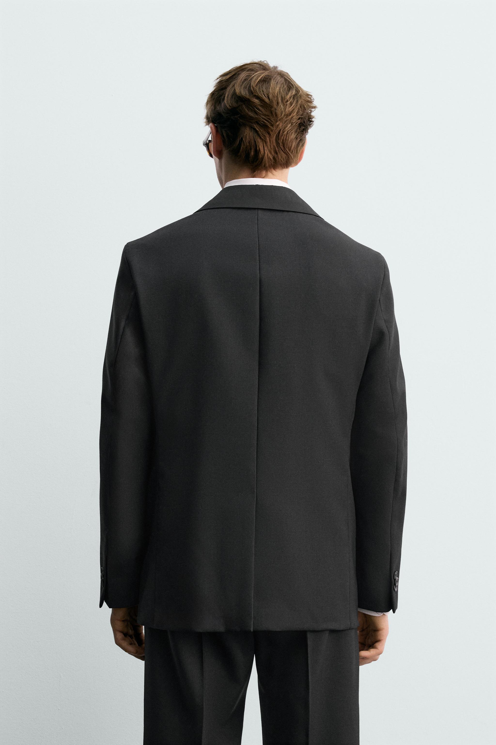 WOOL TUXEDO BLAZER AARON LEVINE X ZARA